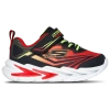 Skechers Boys   Flex-glow Ultra In Red/yellow/black