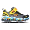 Skechers Boys   Play Scene Dinosaurs In Black/yellow