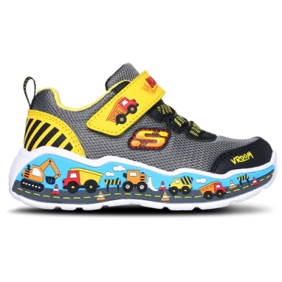 Skechers Kids' Boys   Play Scene Dinosaurs In Black/yellow