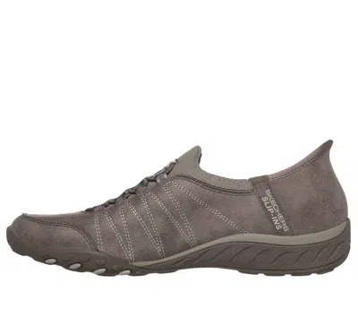 Skechers Breathe Easy Home Body In Dark Taupe
