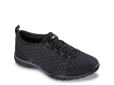 Skechers Breathe Easy Slipon Sneaker In Black
