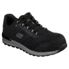 Skechers Bulklin 77180-blk Mens 8 Black Memory Foam Comp Toe Work Shoes Eee4251