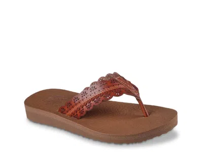 Skechers Cali Meditation Catching Sun Sandal In Brown
