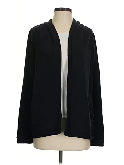 Pre-owned Skechers Cardigan Sweater In Black