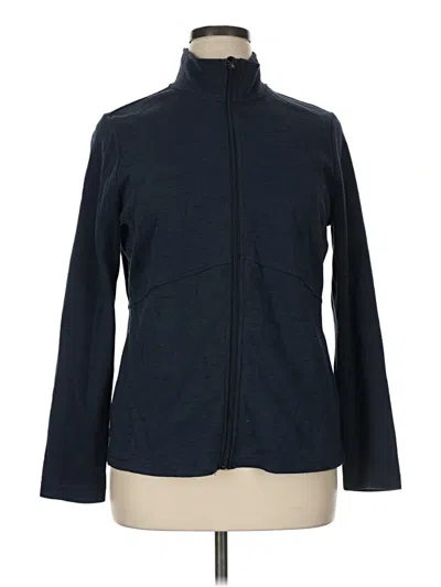 Pre-owned Skechers Cardigan Sweater In Blue