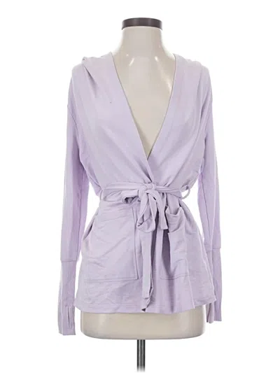 Pre-owned Skechers Cardigan Sweater In Purple
