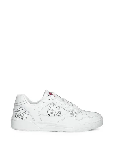 Skechers Cartoon-print Sneakers In White