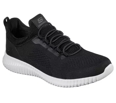 Skechers Cessnock Sr 77188-bkw Sneakers Mens Us 11.5 Black Work Shoes Eee4017