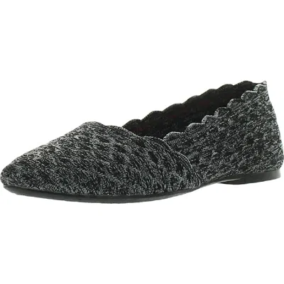 Skechers Cleo - Honeycomb Womens Slip-on Casual Loafers In Black