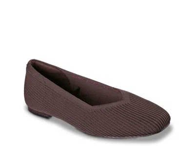 Skechers Cleo Blissful Soul Ballet Flat In Purple