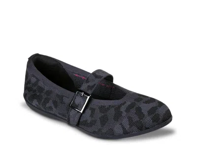 Skechers Cleo Walk Runway Hit Mary Jane Flat In Black