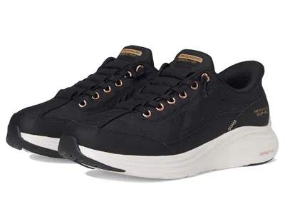 Skechers Contour Foam - Cozy Fit Golden Hour Hands Free Slip-ins In Black