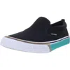 Skechers Cool As Ice Womens Memory Foam Lifestyle Slip-on Sneakers In Black
