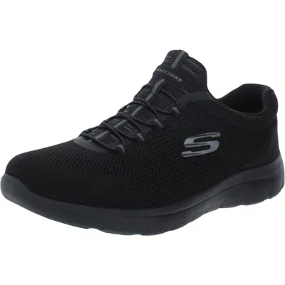 Skechers Summits-cool Classic Womens Laceless Lifestyle Athletic And Training Shoes In Black
