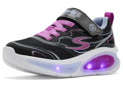 Skechers Cosmic Glow 2.0 303737l (little Kid/big Kid) Girl's Shoes Black/multi: 11 Little Kid M