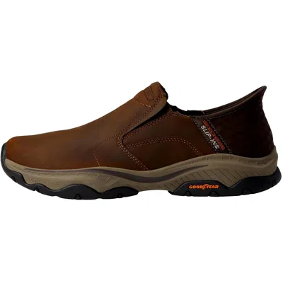 Skechers Craster Lanigan Hands Free Slip-ins Dark Brown 204847-cdb Men's