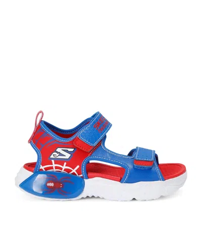 Skechers Kids' Creature-splash Sandals In Blue