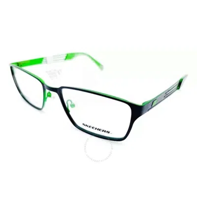 Skechers Demo Rectangular Men's Eyeglasses Se3166-1 005 54 In Black