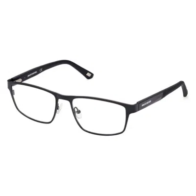 Skechers Demo Rectangular Men's Eyeglasses Se3323 002 55 In Black