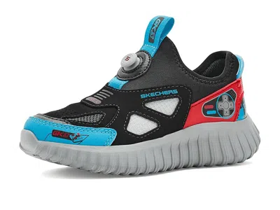 Skechers Depth Charge 2.0 402274l (little Kid/big Kid) Boys Shoes Black/multi: 5 Big Kid M In Blue
