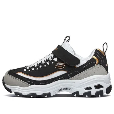 Skechers D'lite K Black/gold