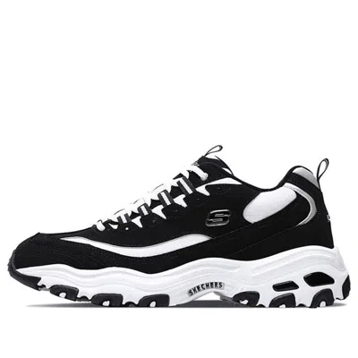 Skechers D'lites 1.0 'black White' In Multi