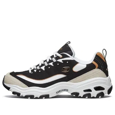 Skechers D'lites 1.0 Black/gold In Multi