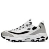 Skechers D'lites 1.0 Low Running Shoes White/grey In Gray