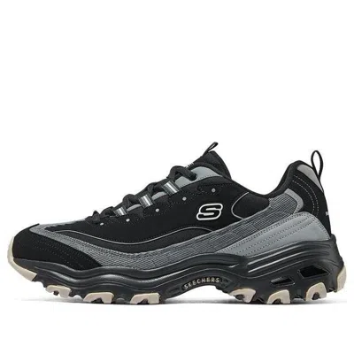 Skechers D'lites 1.0 Marathon Running Shoes 'black Grey'