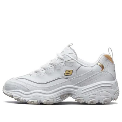 Skechers D'lites 1.0 Running Shoes White/gold