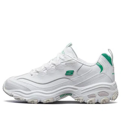Skechers D'lites 1.0 Running Shoes White/green