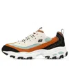 Skechers D'lites 1.0 Sneakers 'white Black Orange'