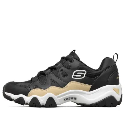 Skechers D'lites 2.0 Running Shoes Black/white In Multi