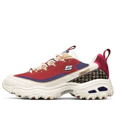 Skechers D'lites 2021 New Year White/red