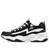 Skechers D'lites 4.0 Low Chunky Shoes Black/white