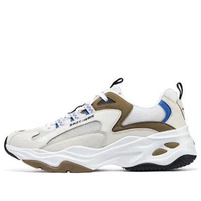 Skechers D'lites 4.0 'white Brown Blue'