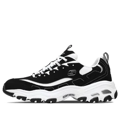 Skechers D'lites Daddy Shoes 'white Black'