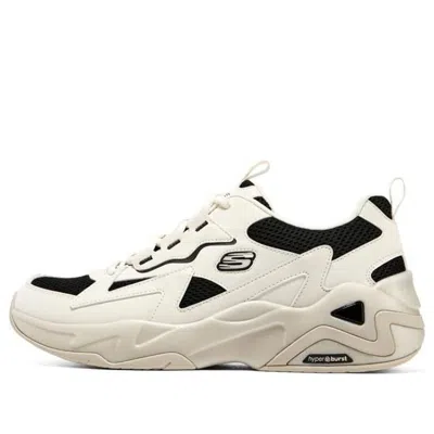 Skechers D'lites Hyper Burst 'cream White Black' In Neutral