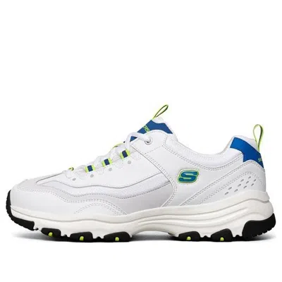 Skechers D'lites I-conik Low-top Running Shoes White/blue In Multi