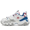 Skechers D'lites Ii K Running Shoes White/blue In Multi