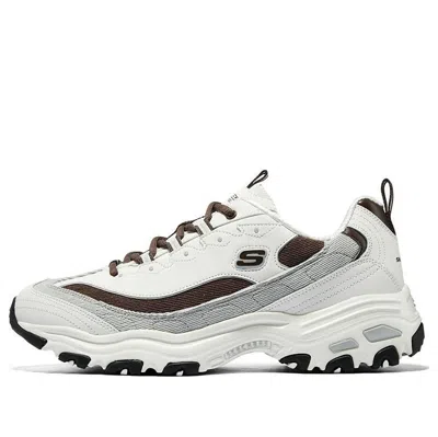 Skechers D'lites Varsity Spirit Sneaker 'white Brown Grey'