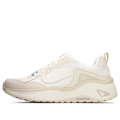 Skechers D'lites Wave 'beige White' In Neutral