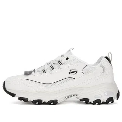 Skechers D'lites 'white Black' In Multi