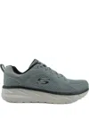 Skechers D'lux Ultra "grey" Sneakers In Green