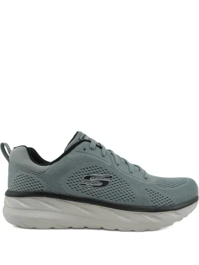 Skechers D'lux Ultra "grey" Sneakers In Green