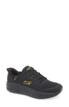 Skechers D'lux Ultra Swift-fit Sneaker In Black