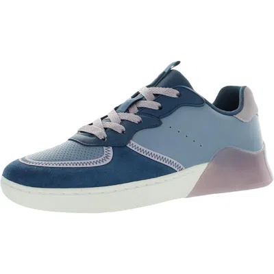 Skechers Double Gloss- Blocked Up Womens Leather Lifestyle Athletic And Training Shoes In Blue