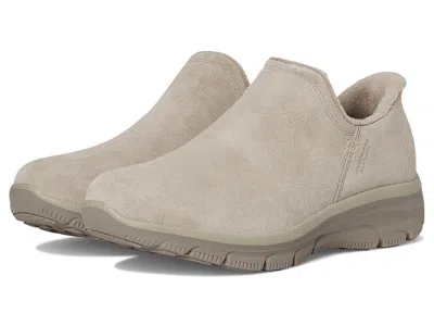 Skechers Easy Going - Modern Hour Suede Hands Free Slip-ins In Neutral