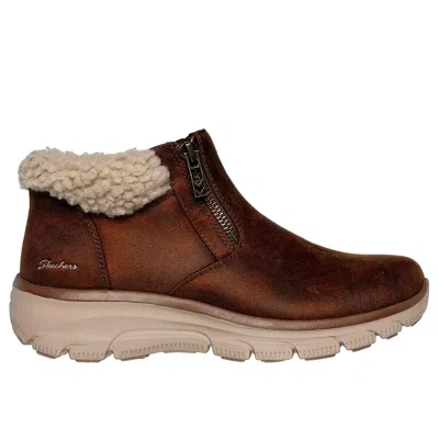 Skechers Easy Going-social Mode Dark Brown 167868-dkbr Women's