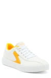 Skechers Eden Lx Low Top Sneaker In White/ Yellow